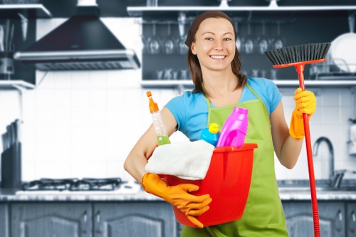 Office cleaning services for a Stjohnswood workplace reception area