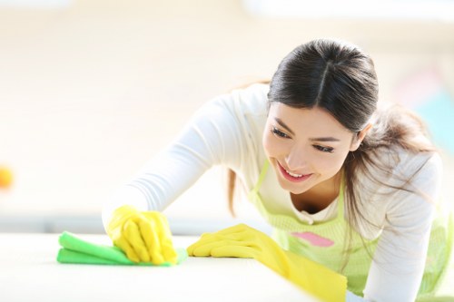 Professional cleaning of desks and shared office surfaces in Stjohnswood