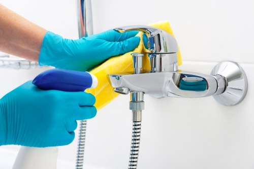 Careful removal of household items during a local clearance