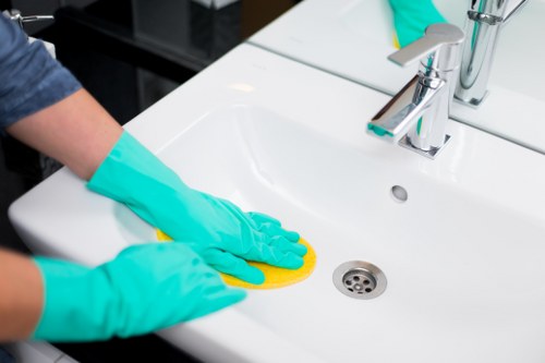 Local cleaners carrying out a one-time deep clean in a Stjohns Wood property