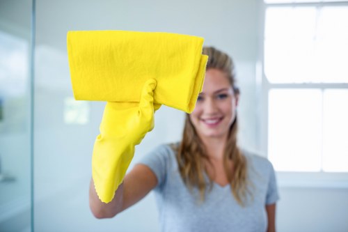 Washroom and kitchenette cleaning for an office in Stjohnswood