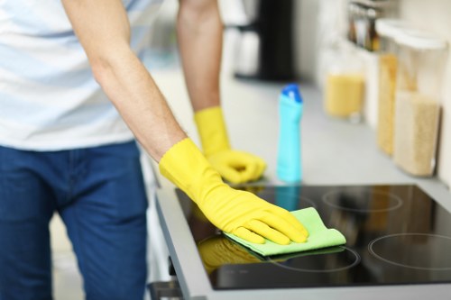 Careful cleaning of delicate curtains in a Stjohnswood flat