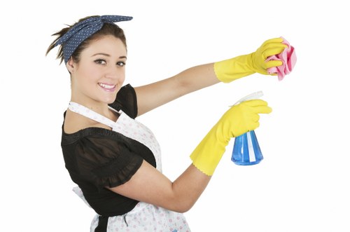 Professional after builders cleaning in a Stjohnswood kitchen and living area